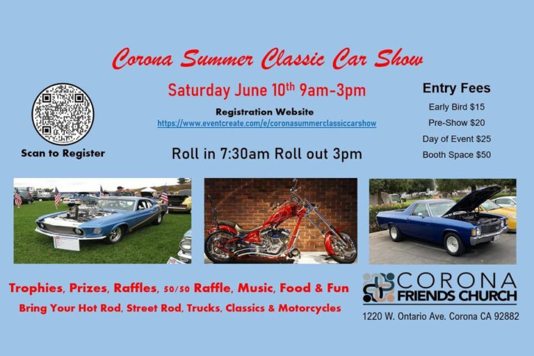 First Annual Corona Summer Classic Car Show Angels over Cliffs