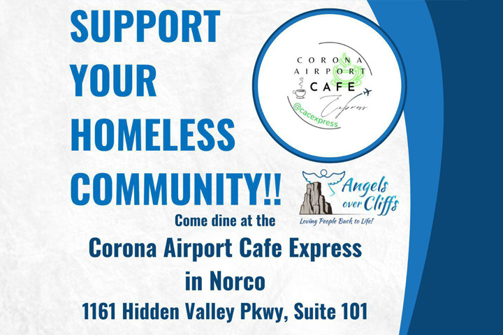 Corona Airport Cafe Express Angels over Cliffs Fundraiser