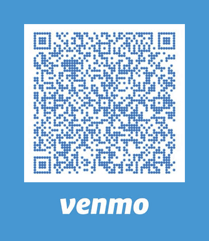 QR code for Venmo payment service