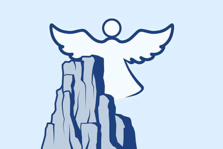 Angels over Cliffs Logo Icon